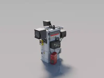 Cyberpunk Props 8 3D model