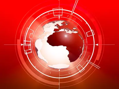 Globe earth 3D model