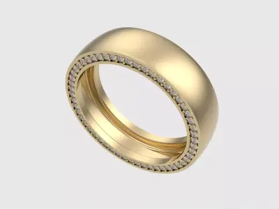 Classic Pave Eternity Band JDBCo 3D print model