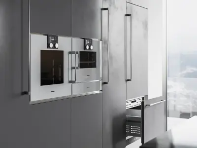 Kitchen Equipment Interior Scene 3D model