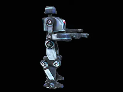 Abstract Robot 3D model