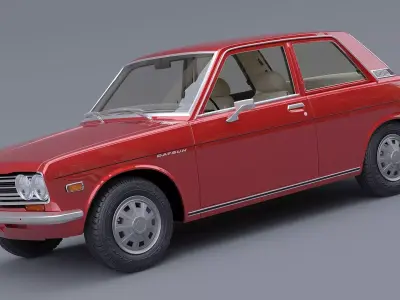 1970 Nissan Datsun 510 3D model