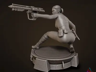 Padme Amidala - Starwars 3D print model