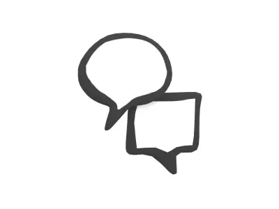 Speech Balloon v18 001 Low-poly 3D model