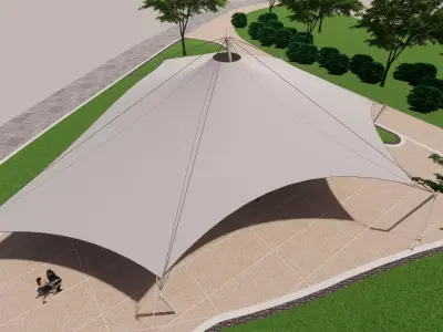 Tensile Structures Collection -A1 3D model