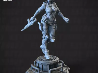 GDI Karen 100mm and 32mm 3D print model