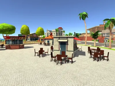 New City 2025 Low-poly 3D model