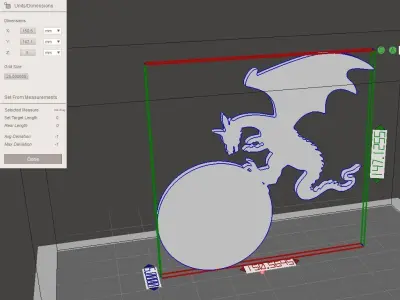 Dragon Door number 3D print model