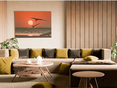  3D Interior Scene 3D model