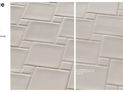 Square Tile in Hopscotch Layout Texture