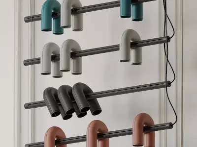 Circus Track Light by Haute Living 3D model