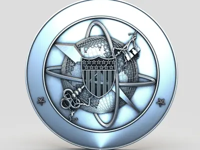 Cyber Seal 3D print model