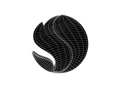 Snapdragon Logo v1 002 Free low-poly 3D model