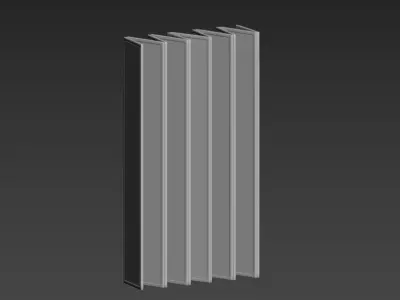 folding door Free 3D model