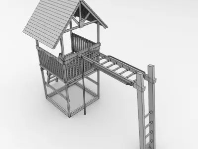 Monkey Bars 3D model
