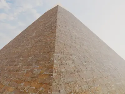 Egyptian Pyramid Free low-poly 3D model purchase