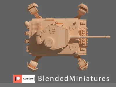 Tiger mech  3D print model