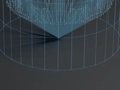 Crown hologram 3D model