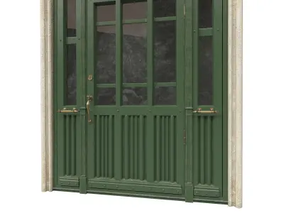 Entrance classic door 51 3D model