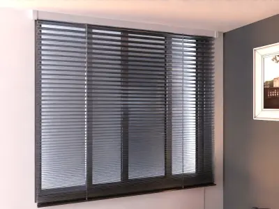 Metal Blinds Collection  Low-poly 3D model