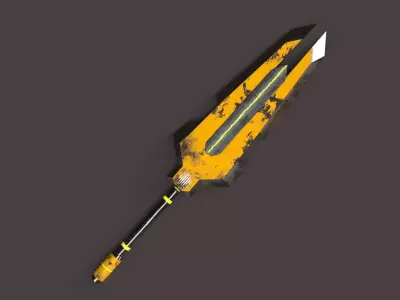 Sci-Fi Sword V3 Low-poly 3D model