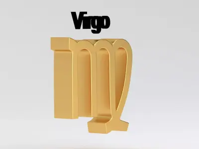 Astrological Sign virgo 3D model