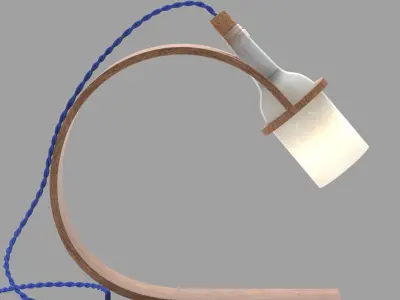  DIY desk lamp 3D model