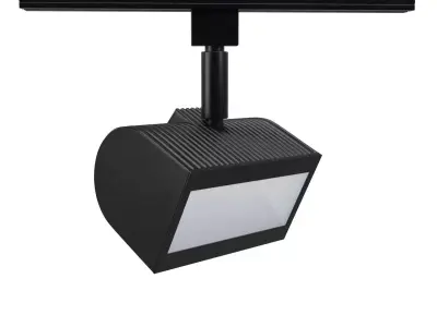 Wall Wash Black LED Track Light PBR 3D model