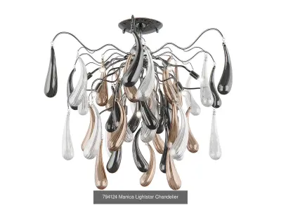 794 Manica Lightstar Collection of Lamps 3D Model Pack