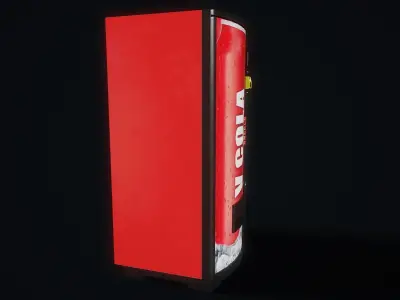 Cola Vending Machine Low-poly 3D model