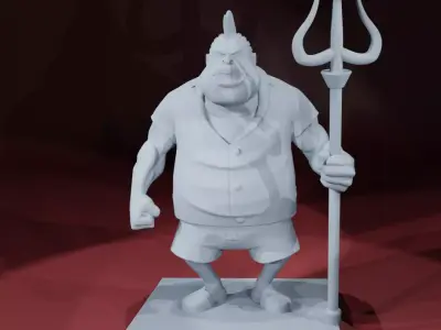 Sunbell - Roger Pirates - One piece 3D print model