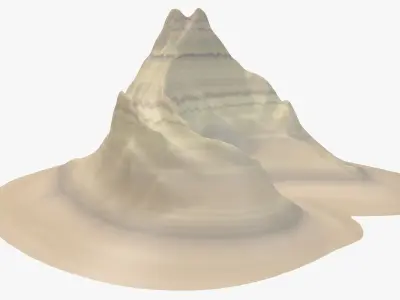 Mountain 3D model