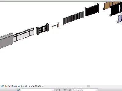 282 Models Doors Revit 2015 3D model