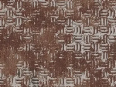 Rusty Titanium Antislip Industrial Floor PBR Seamless Texture