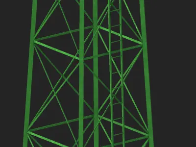 Breakwater Head Light Low-poly 3D model