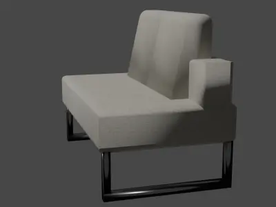 Simple sofa  Free 3D model