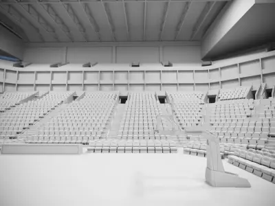 Basketball Arena Stadium  3D model