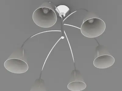 Lamps Lights Low-poly 3D model