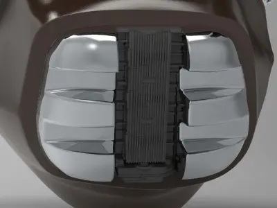  Boushh helmet STL file for 3d print 3D print model