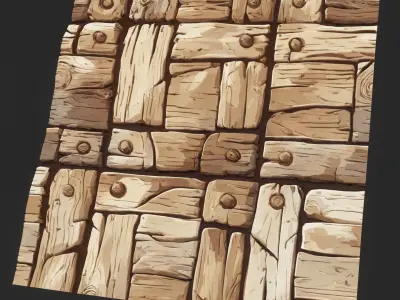 Stylized Wood Seamless Texture  Texture