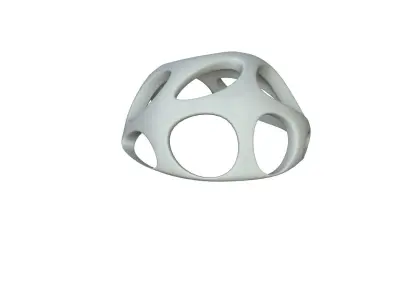 SciFi Cube Object No 47739 Low Poly Shape Low-poly 3D model