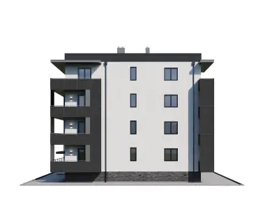 Apartment house 2 3D model
