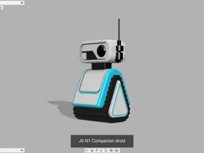 Droids star wars robot 3D Model Pack