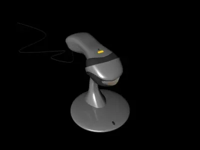 scanner electronic device with light Low-poly 3D model