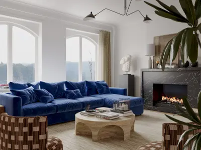 Apartment interior scenes         3D model
