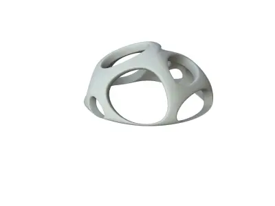 SciFi Cube Object No 52918 Low Poly Shape Low-poly 3D model