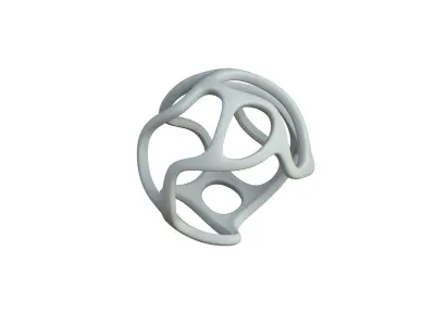 SciFi Cube Object No 37328 Low Poly Shape Texture