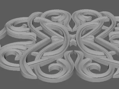 dekor ornament 3D model 72