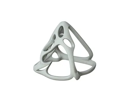 SciFi Cube Object No 59848 Low Poly Shape Low-poly 3D model