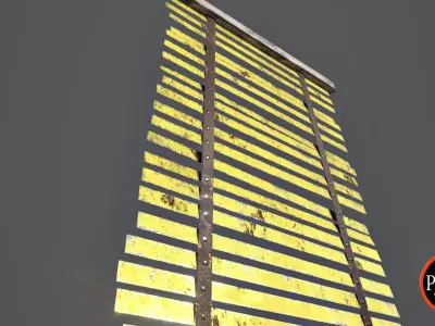 Window Blinds-Version 01 Low-poly 3D model
